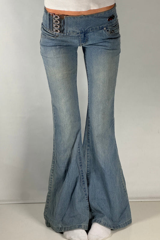 Lågmidjade jeans stl: XS