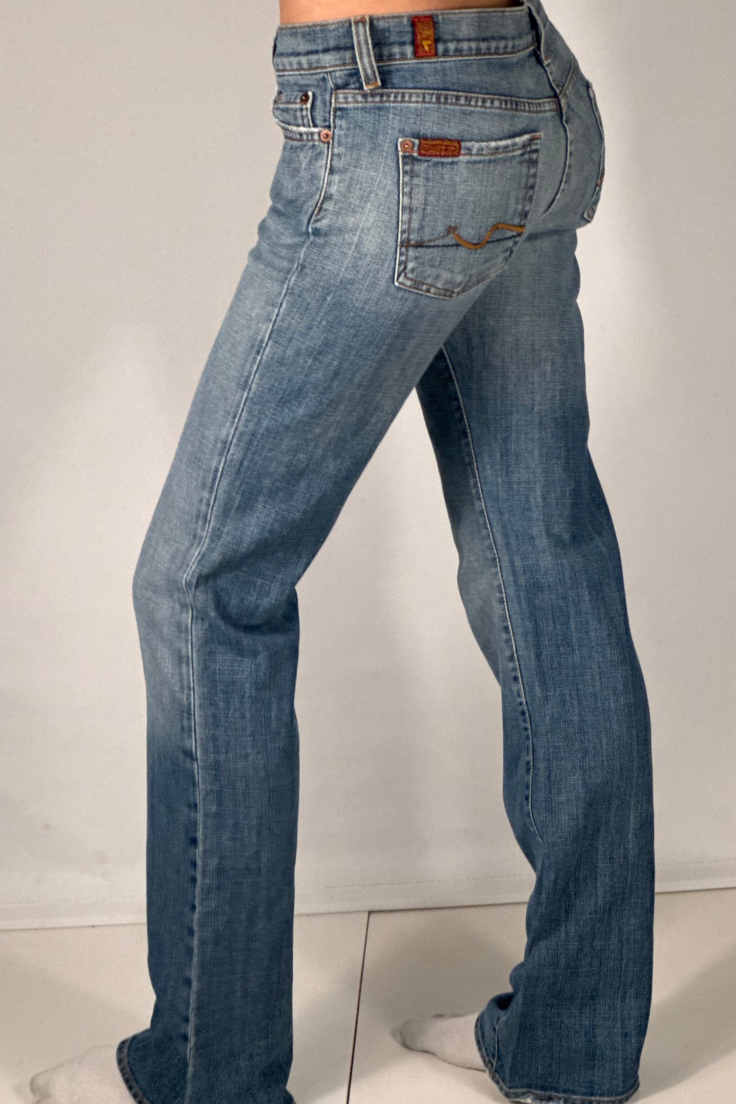 Lavlivede jeans str: XS