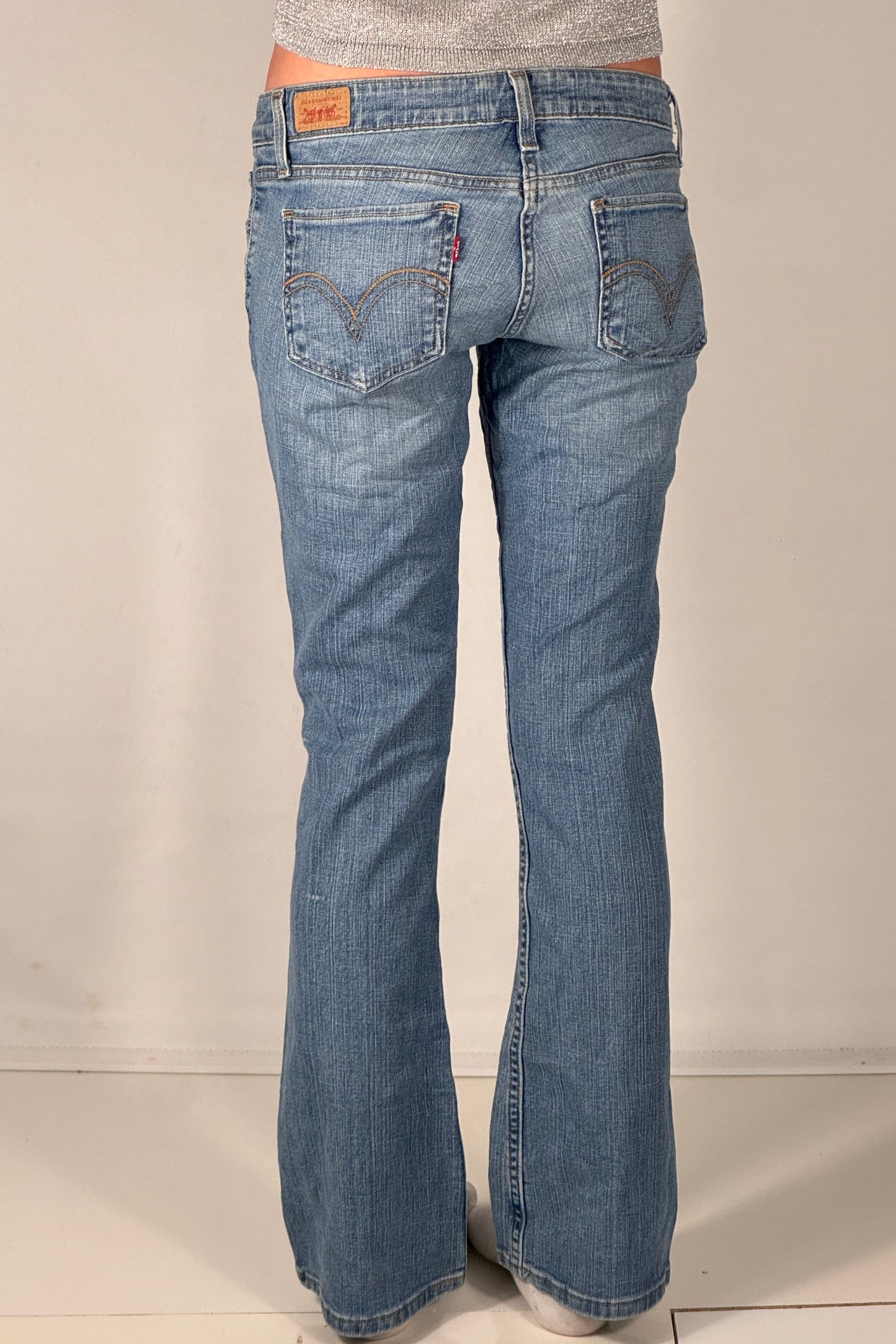 Lågmidjade jeans stl: S