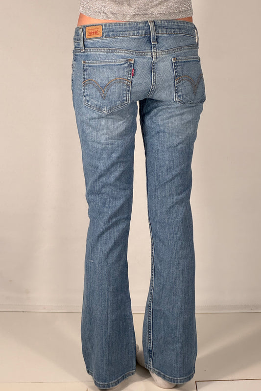 Lavtaljede jeans str: S