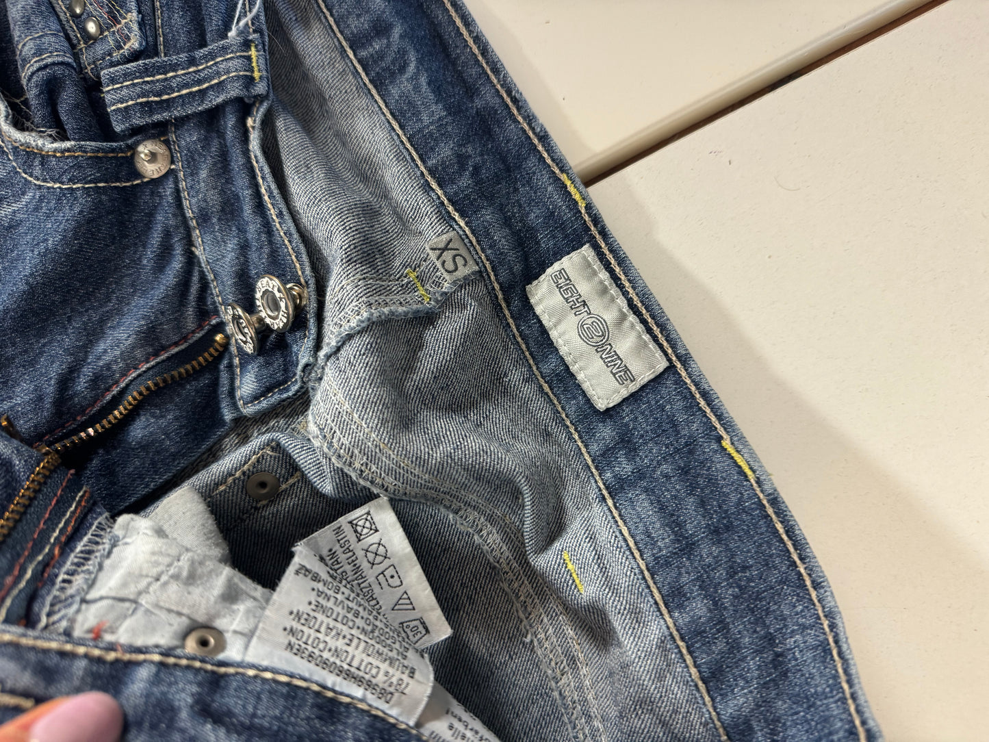 Lågmidjade jeans stl: XS/S