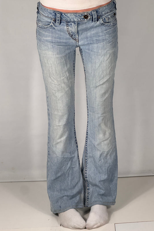 Lavtaljede jeans str: S
