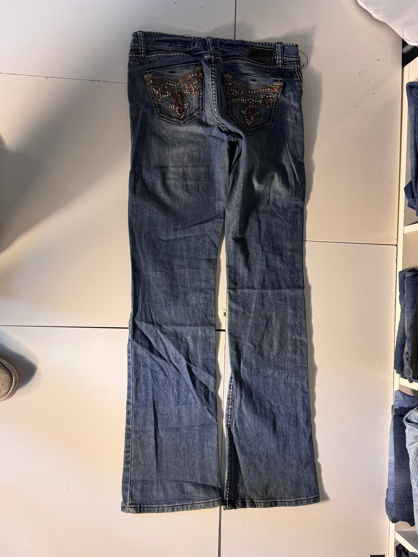 Lågmidjade jeans stl: