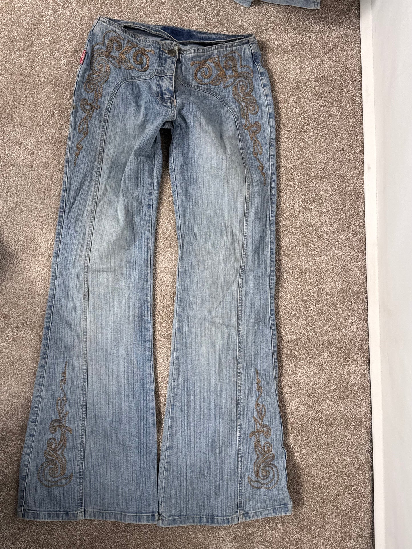 Lavlivede jeans str: XS