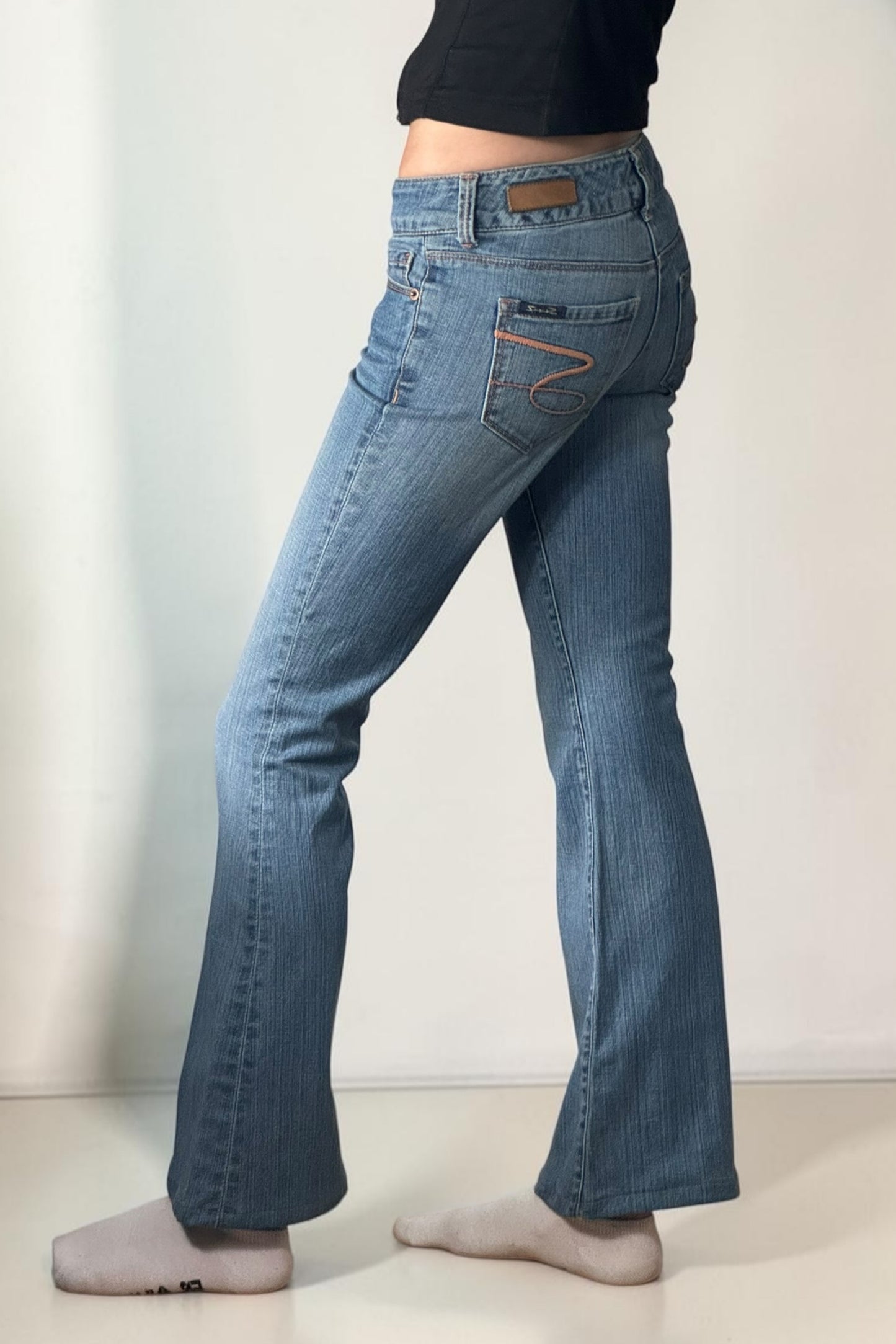 Lågmidjade jeans stl: