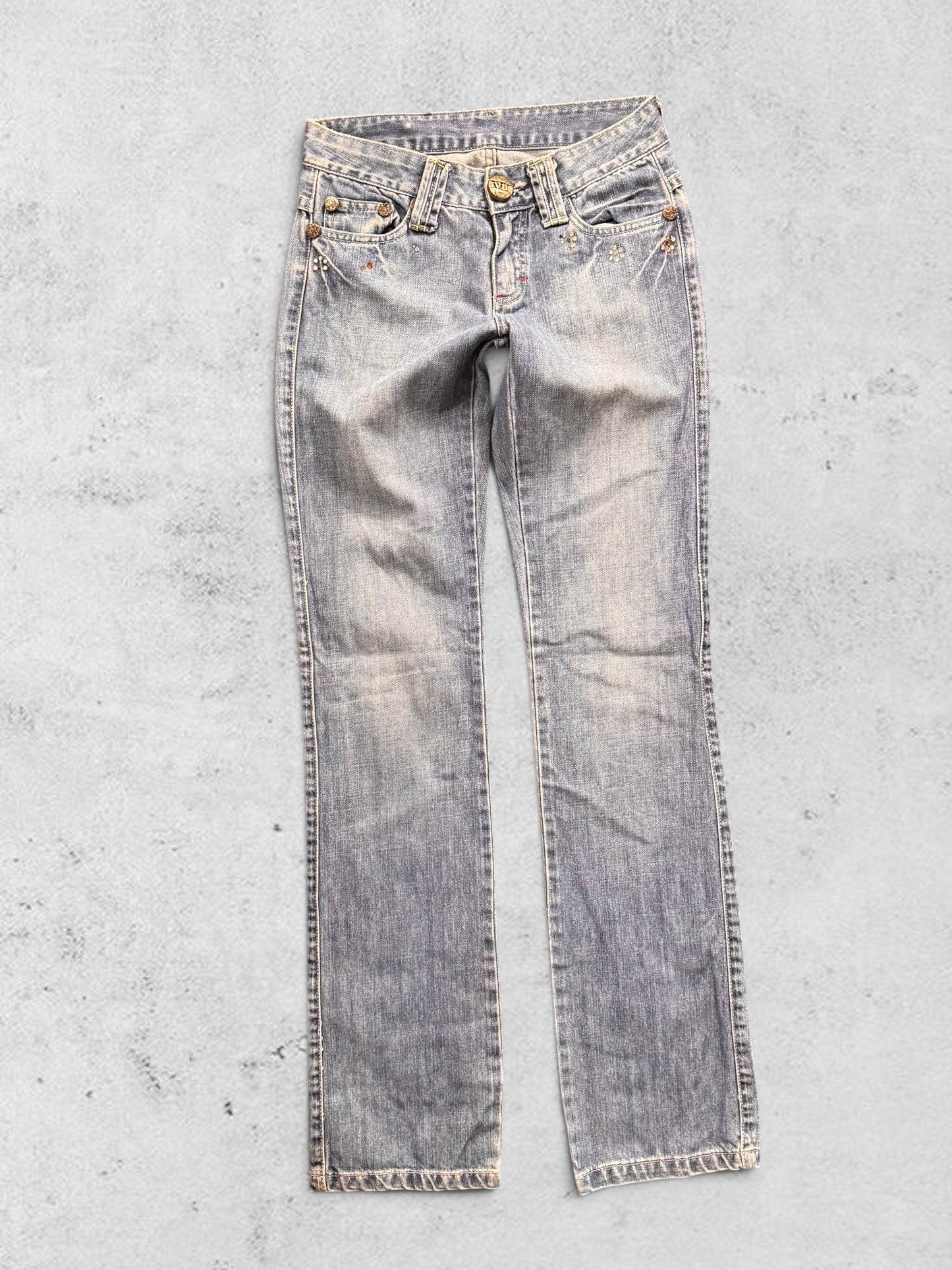 Lågmidjade jeans stl: XXXS