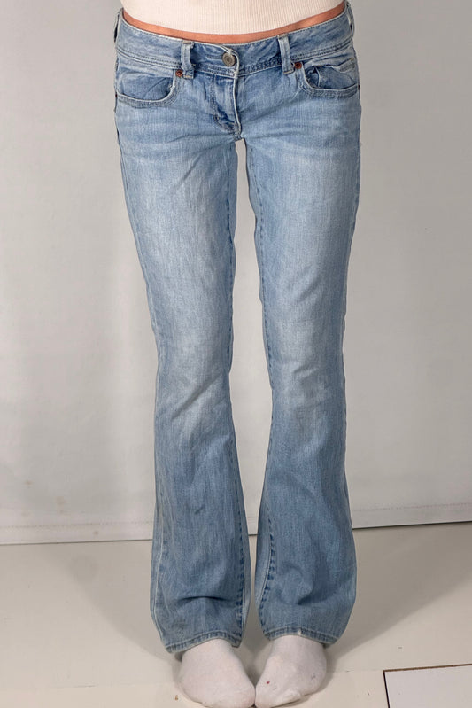Lavtaljede jeans str: S