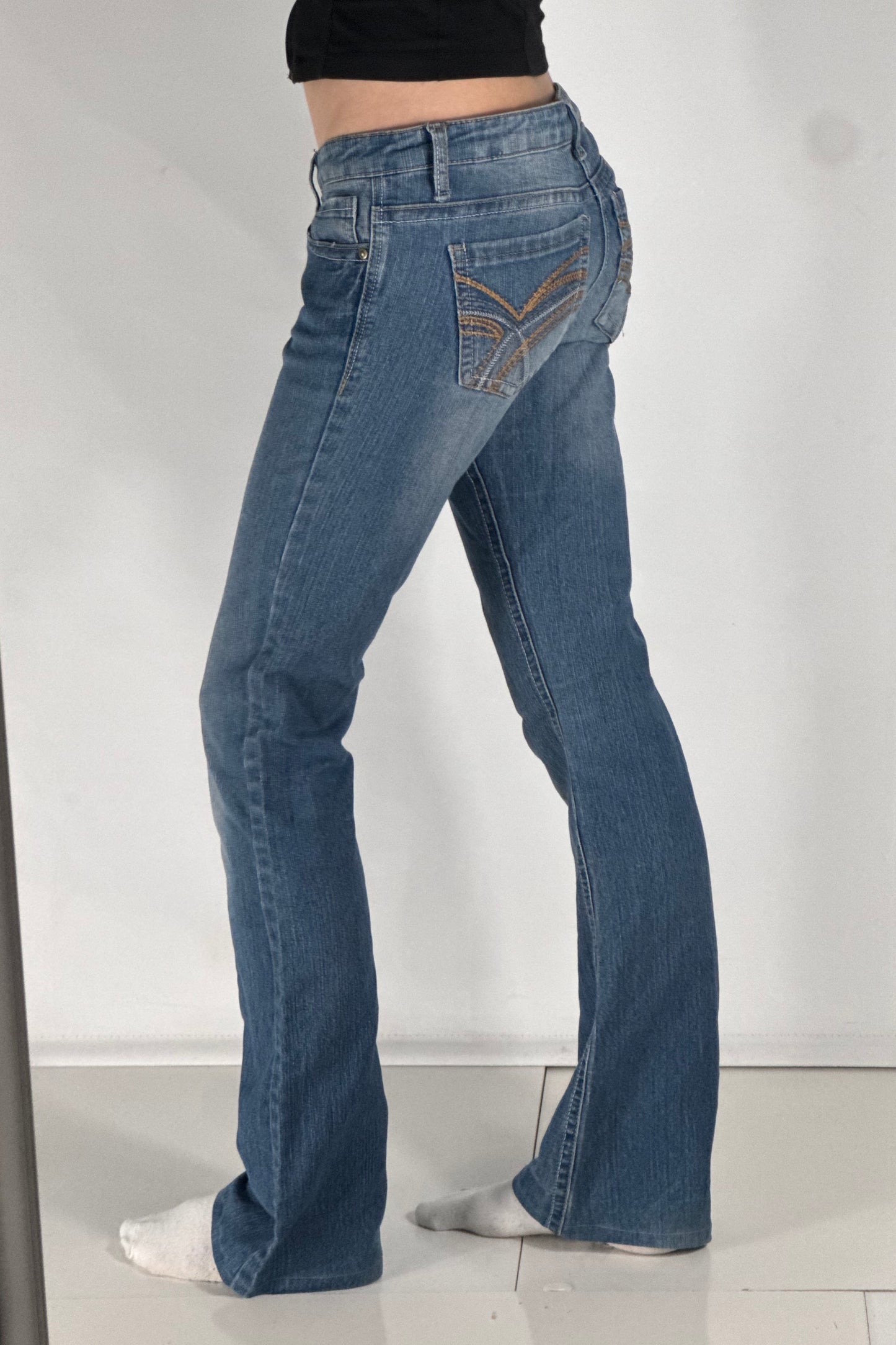 Lågmidjade jeans stl: S