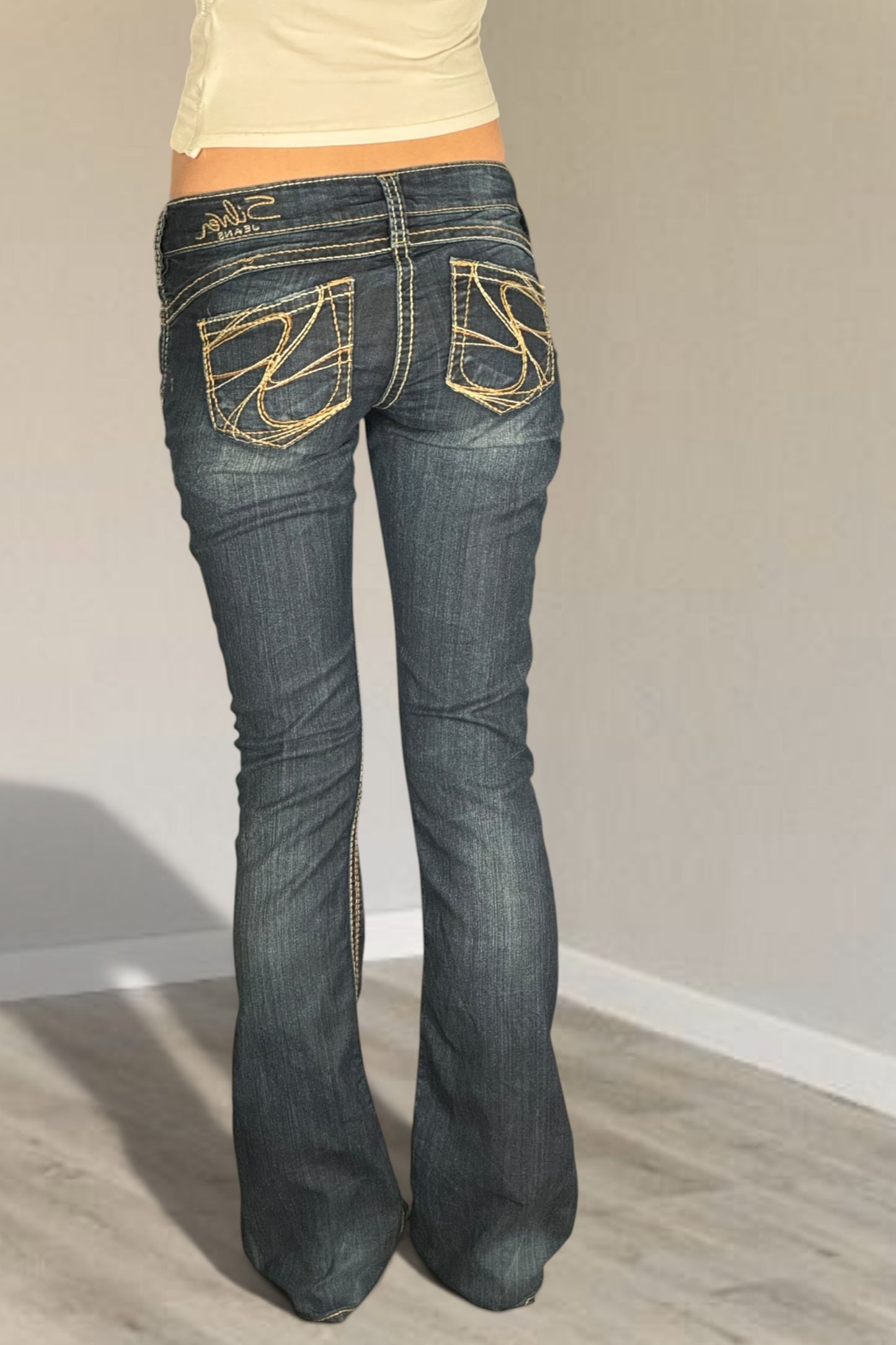 Lågmidjade jeans stl: XS