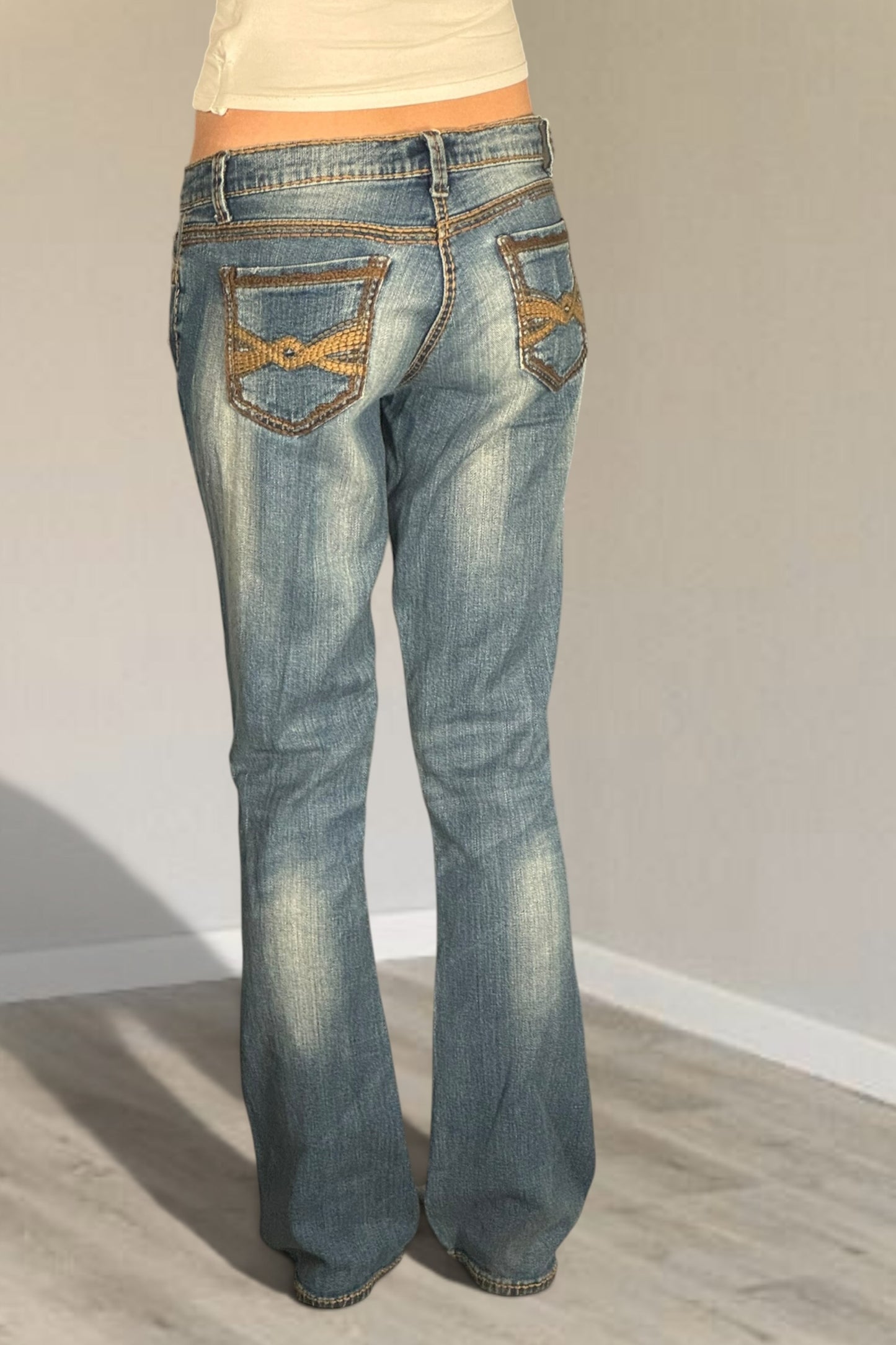 Lågmidjade jeans stl: S