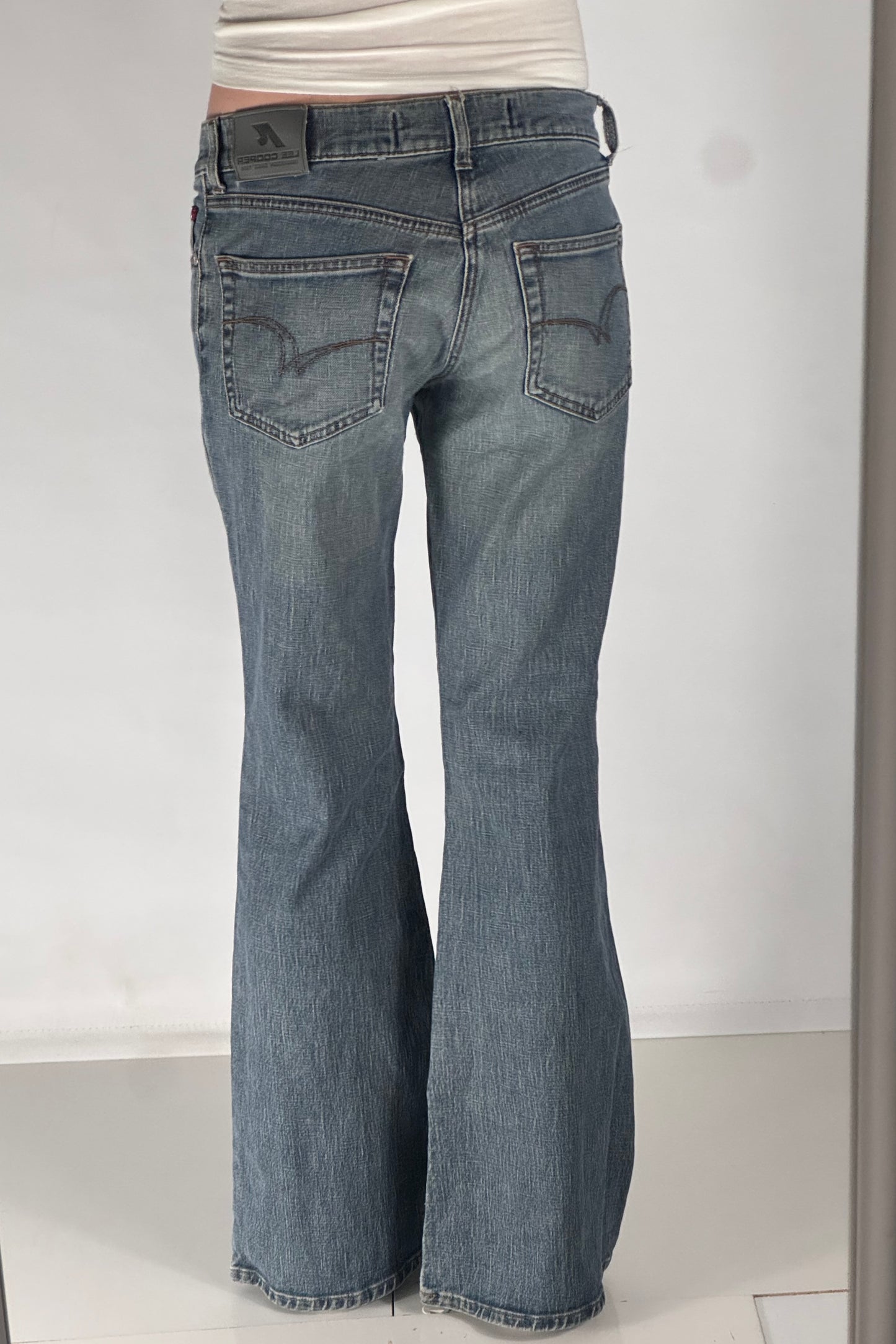 Lågmidjade jeans stl: S