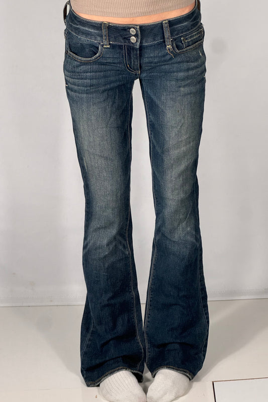 Lavtaljede jeans str: S