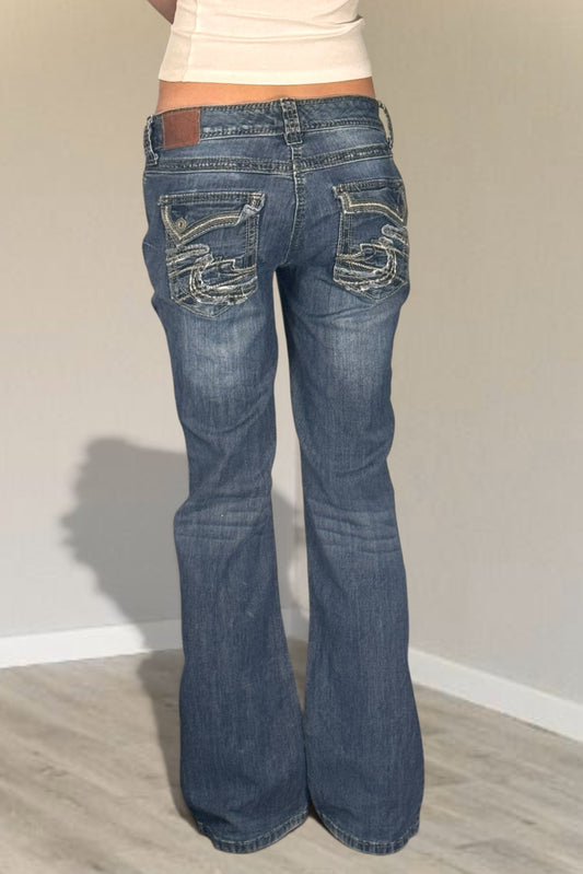 Lågmidjade jeans stl: M