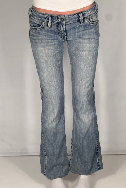Lavtaljede jeans str: S