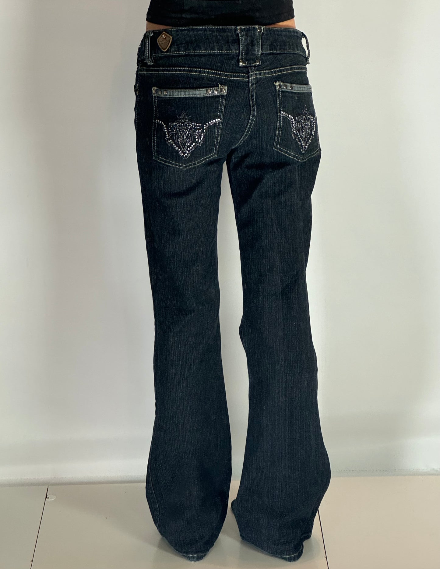 Lågmidjade jeans stl: M