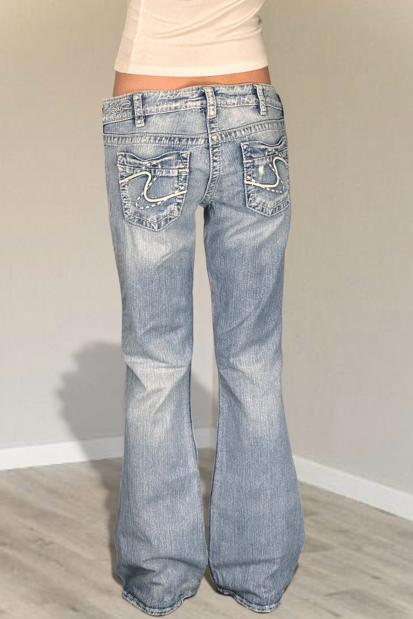 Lågmidjade jeans stl: M