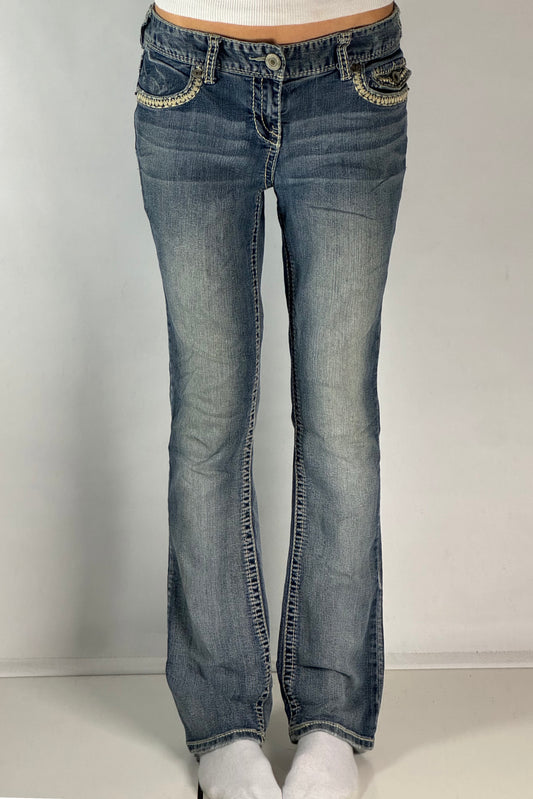 Lågmidjade jeans stl: S