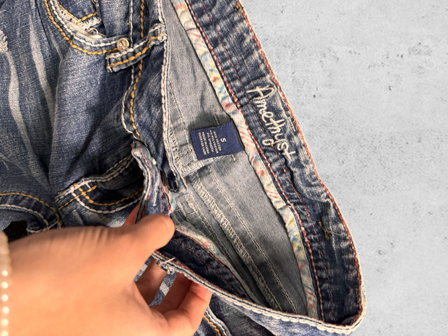 Lågmidjade jeans stl: S