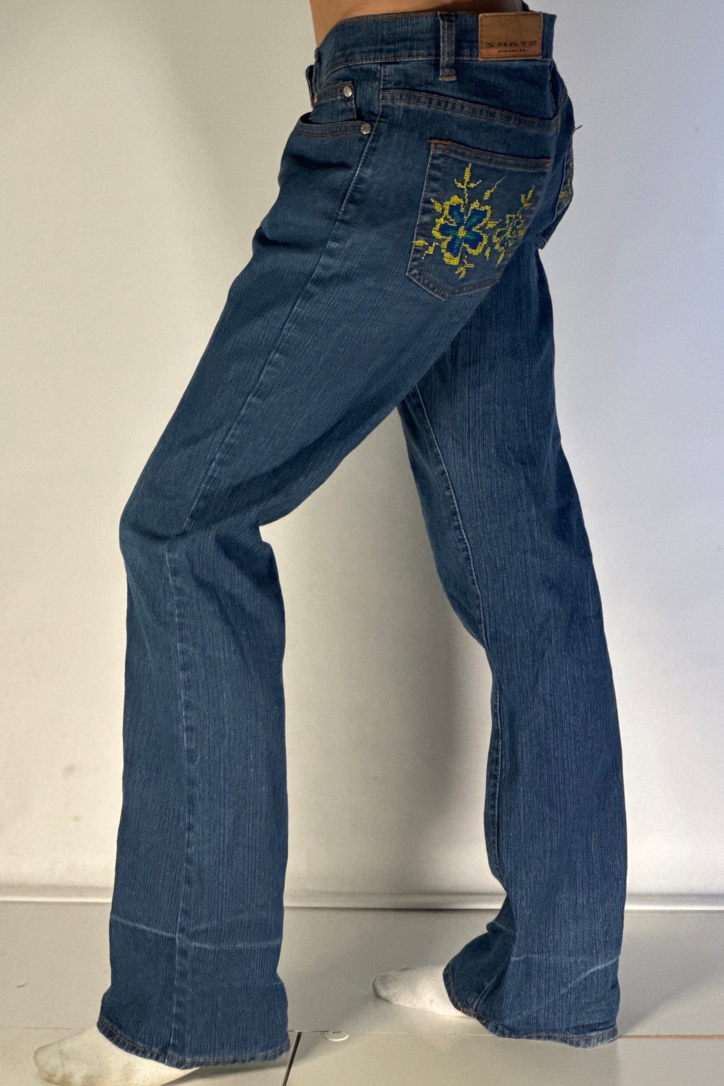 Lågmidjade jeans stl: S
