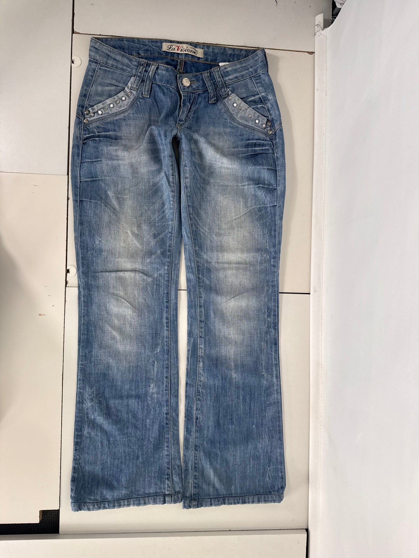 Lågmidjade jeans stl: S