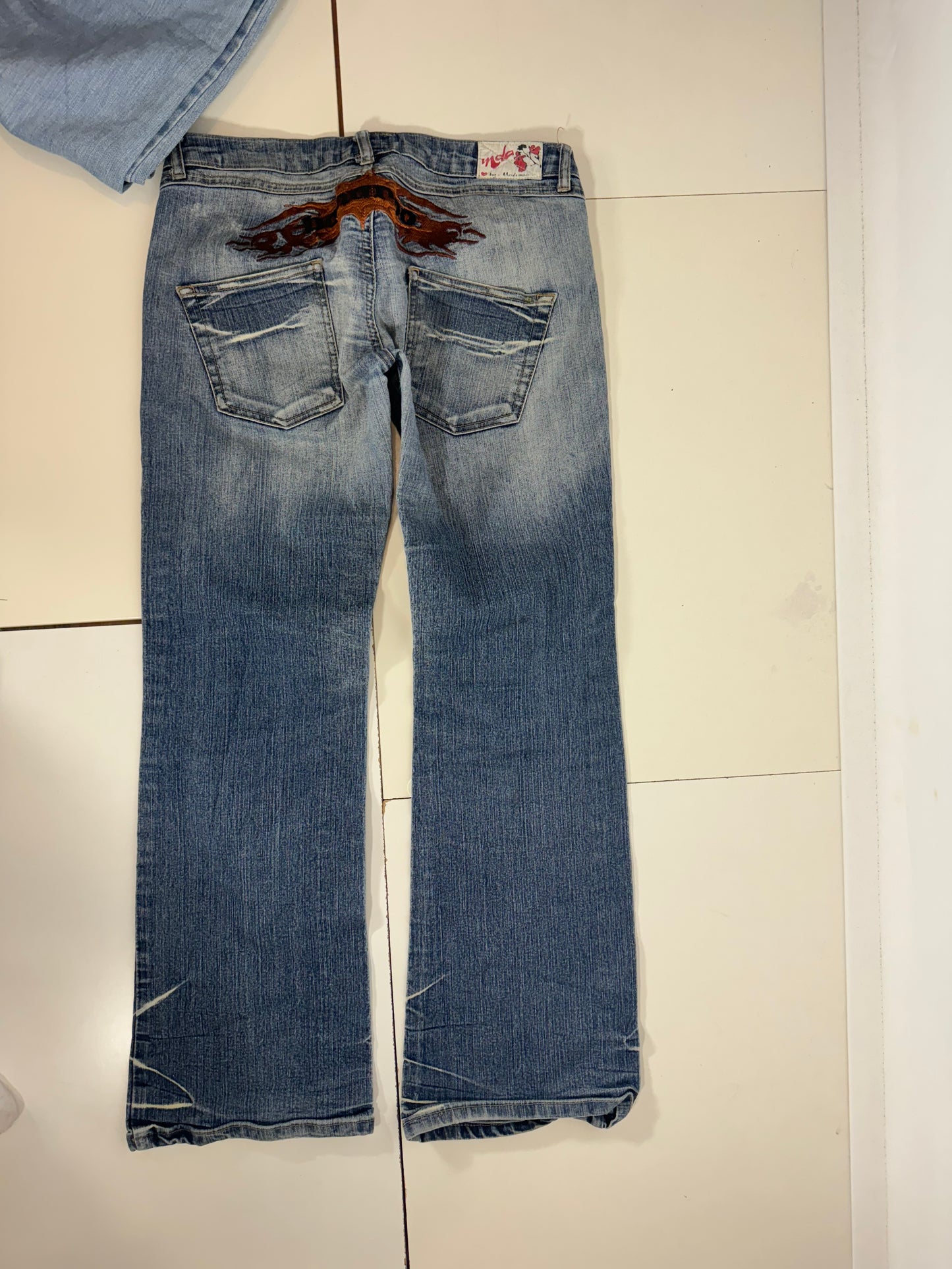 Lågmidjade jeans stl: S