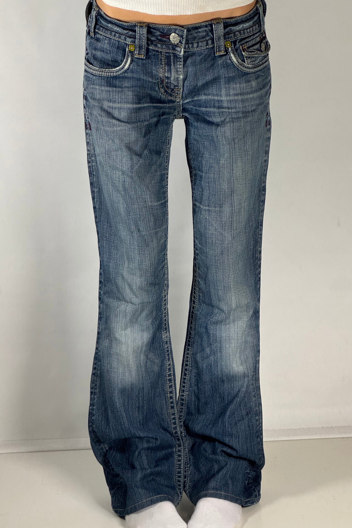 Lågmidjade jeans stl: S/M