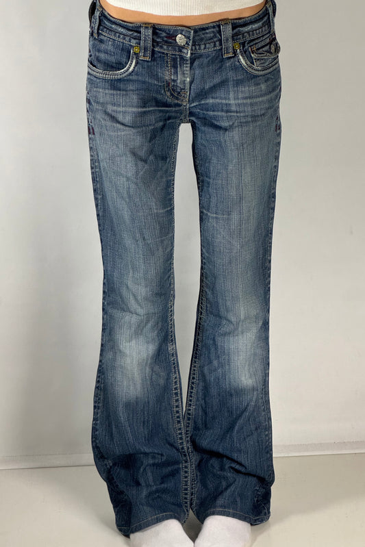 Lågmidjade jeans stl: S/M