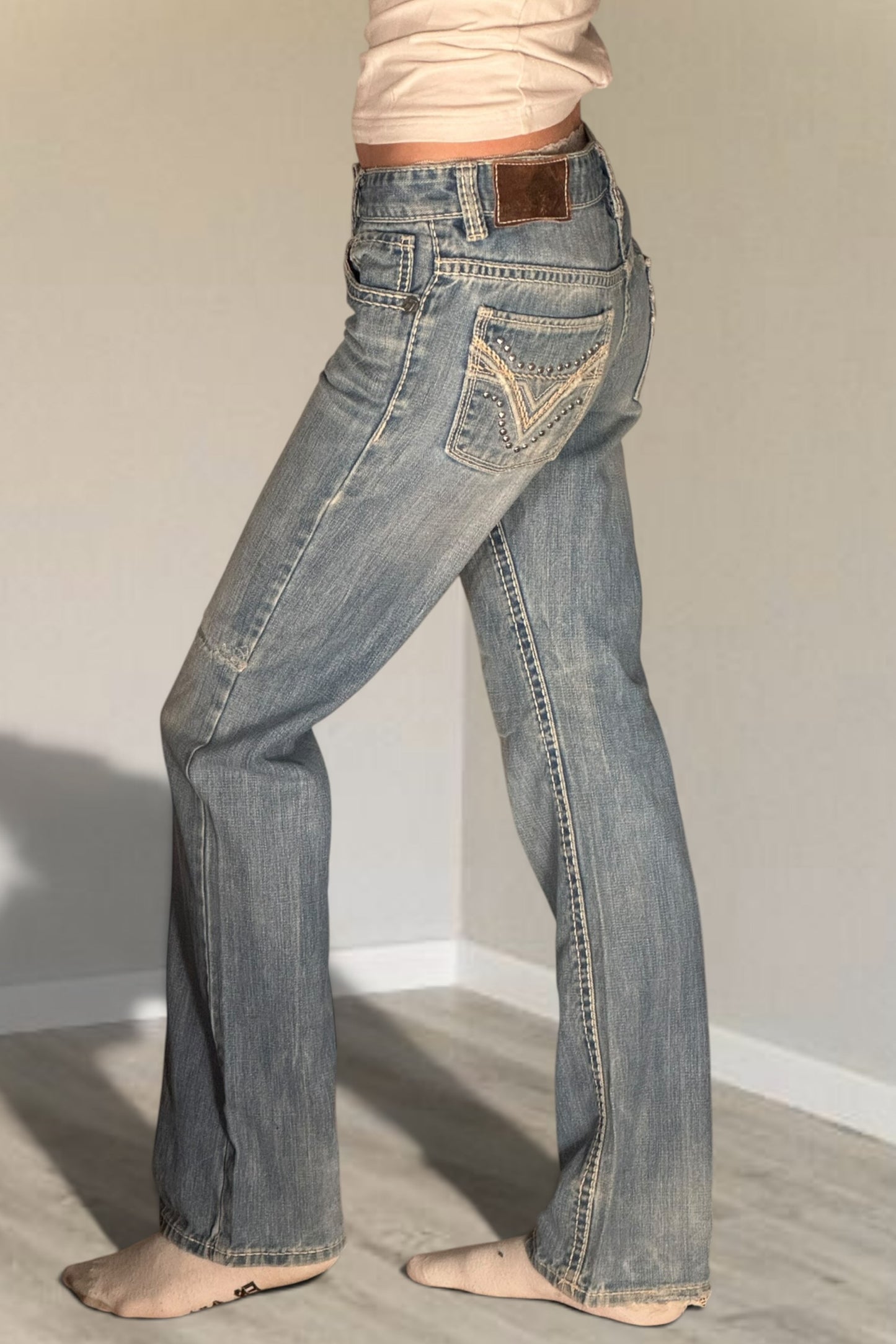 Lågmidjade jeans stl: XS