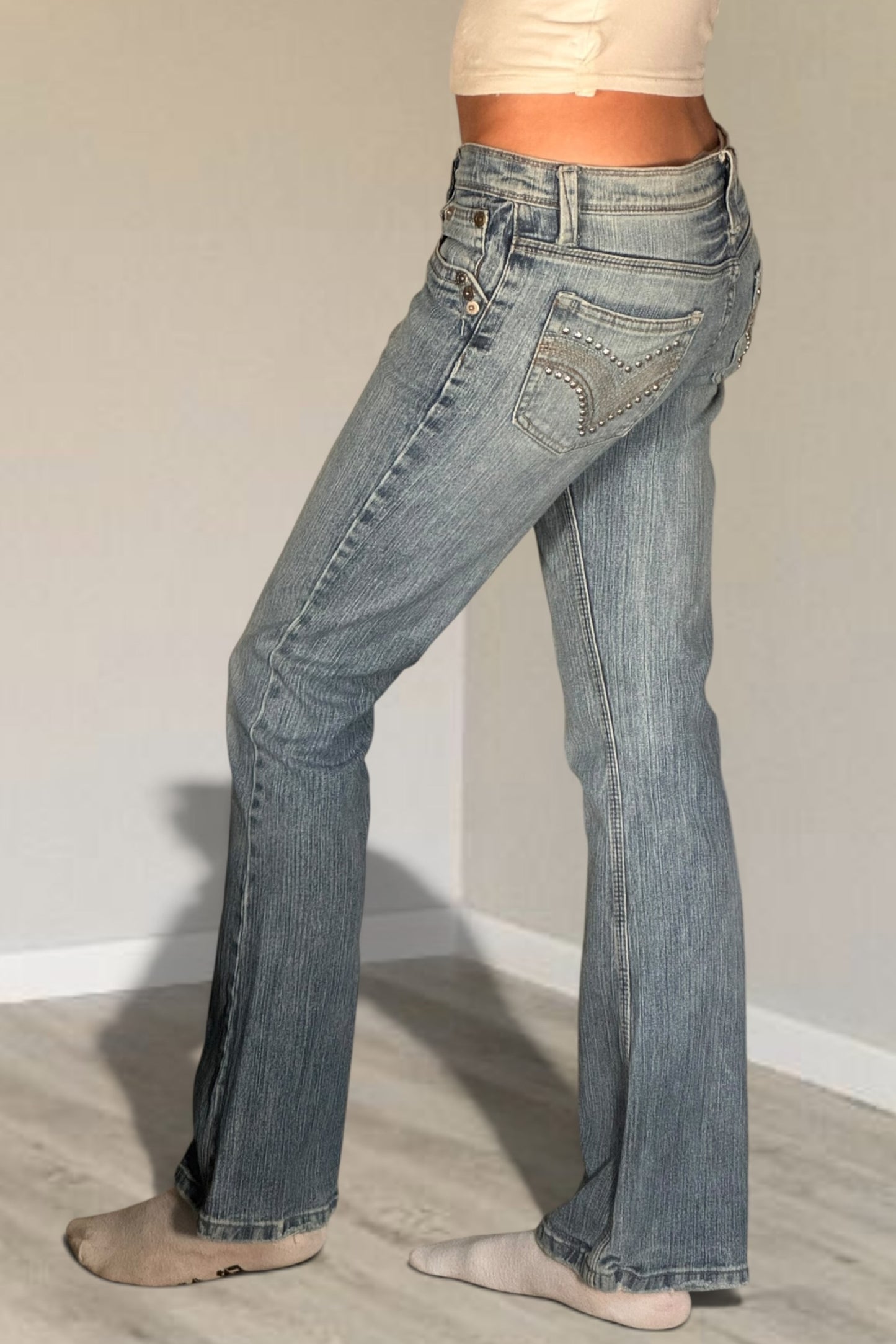 Lågmidjade jeans stl: XS
