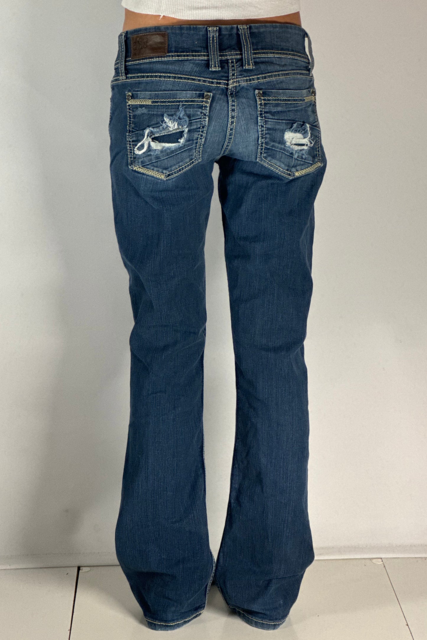 Lågmidjade jeans stl: S
