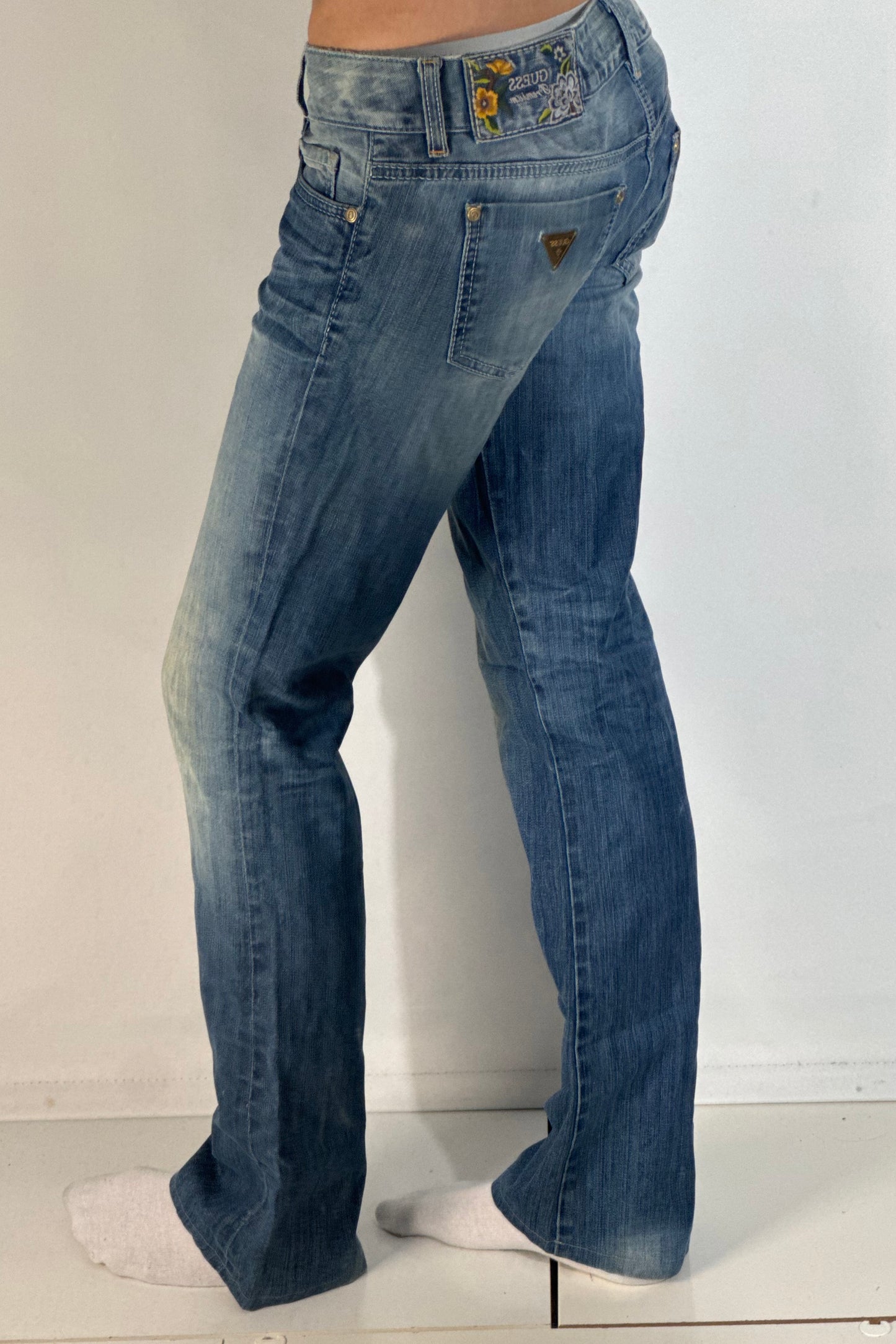 Lågmidjade jeans stl: S