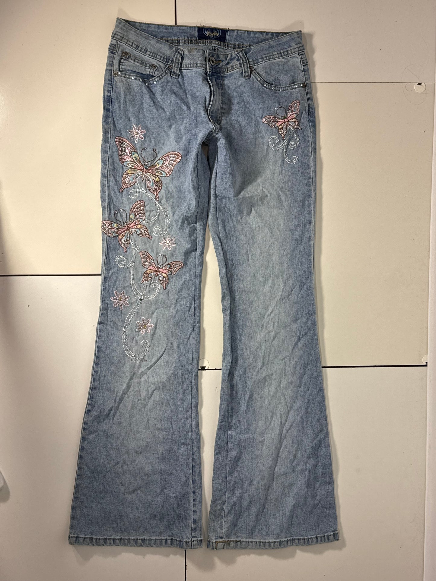 Lågmidjade jeans stl: S