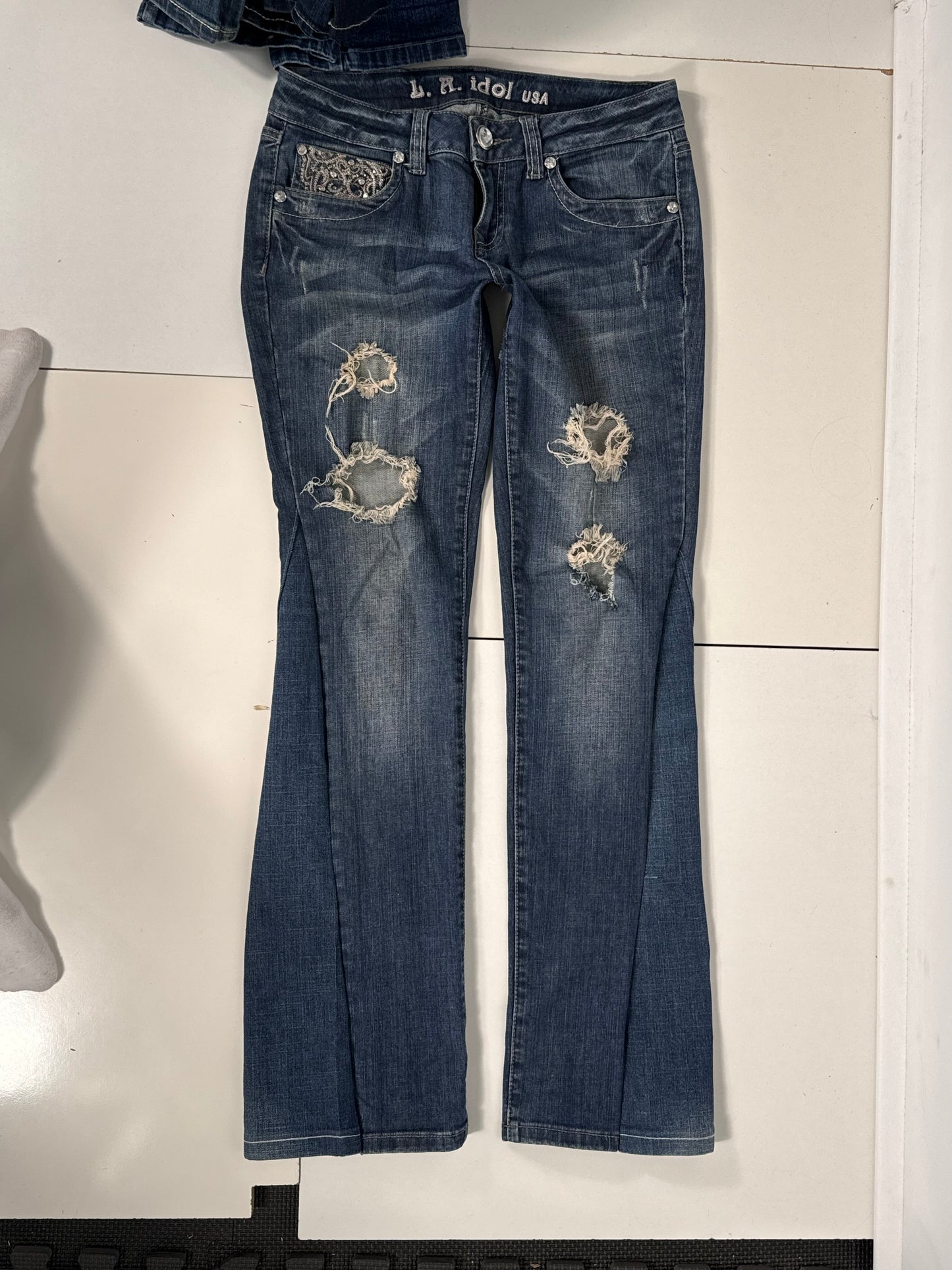 Lågmidjade jeans stl: XS