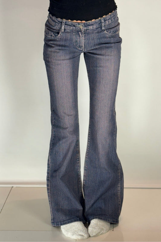 Lågmidjade jeans–stl: XS