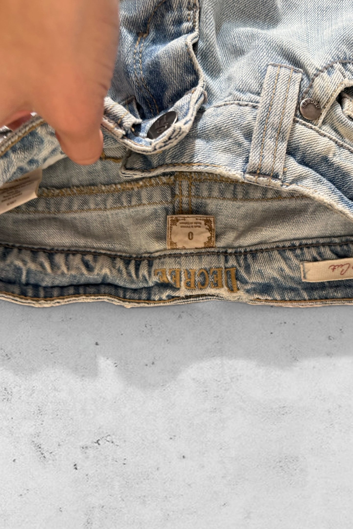 Lågmidjade jeans stl: XXXS