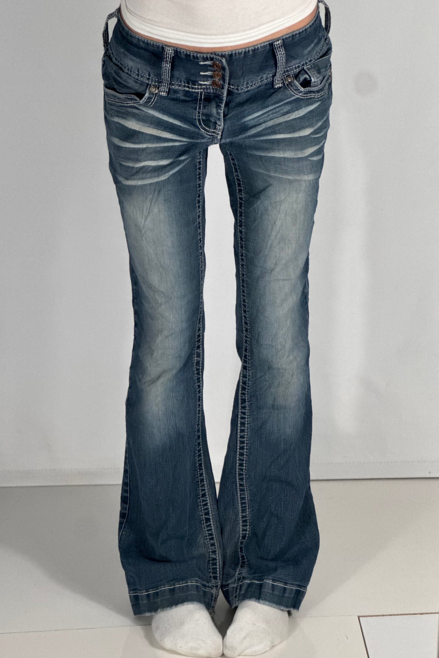 Lågmidjade jeans stl: S