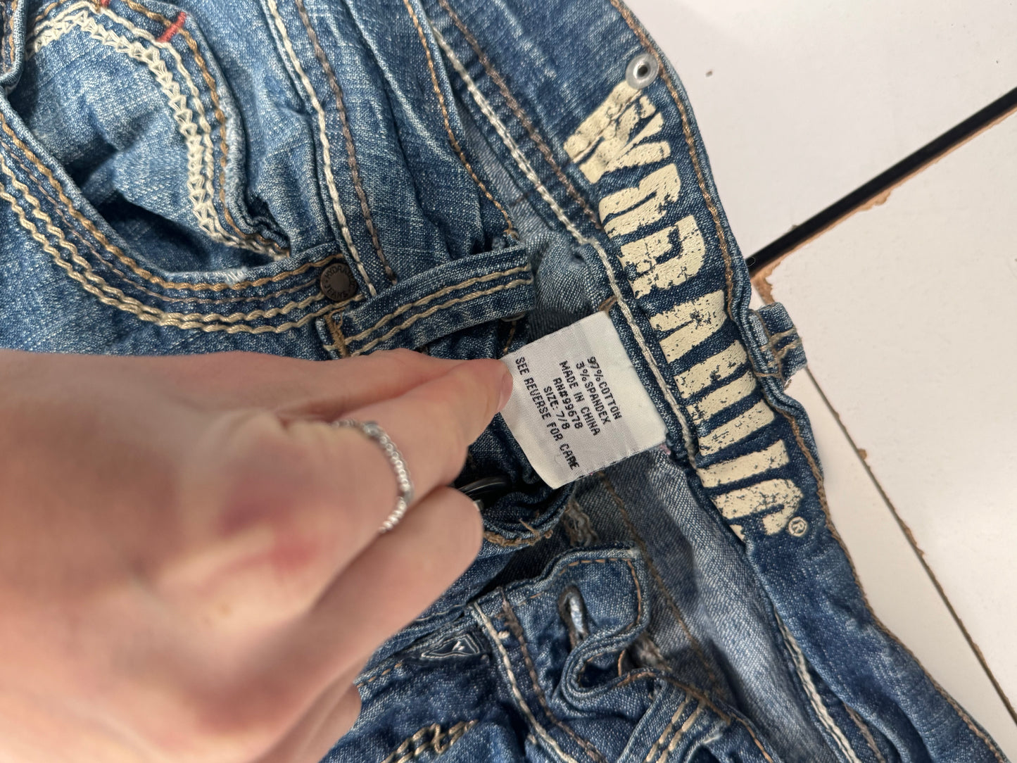 Lågmidjade jeans stl: M