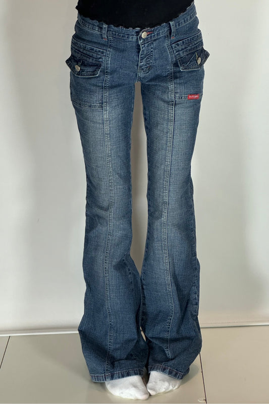 Lågmidjade jeans stl: S