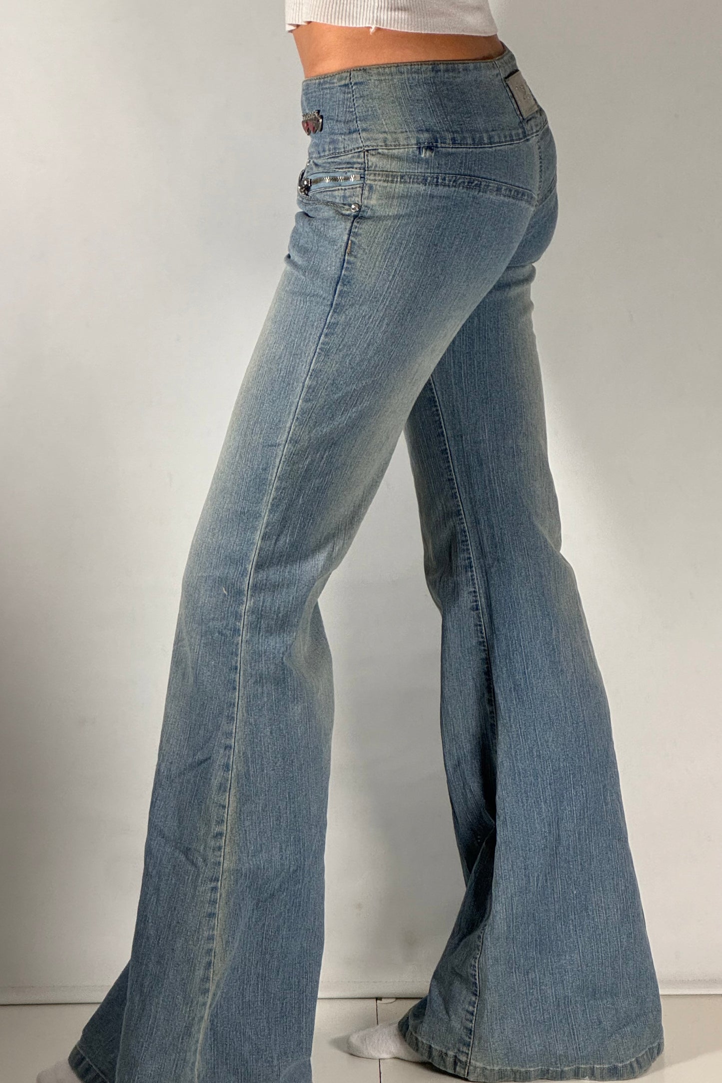Lågmidjade jeans stl: XS