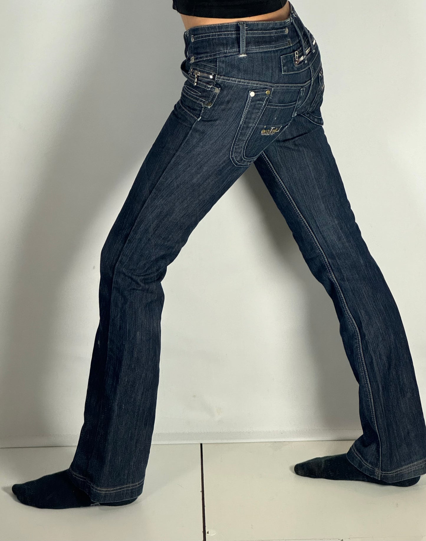 Lågmidjade jeans stl: S