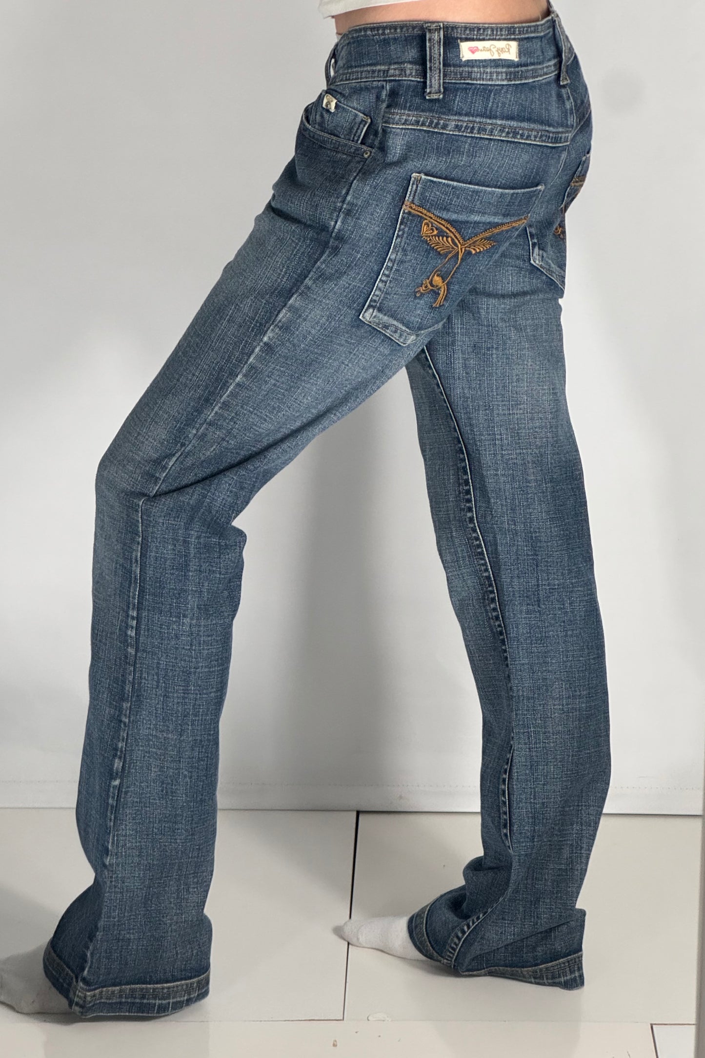 Lågmidjade jeans stl: S/M