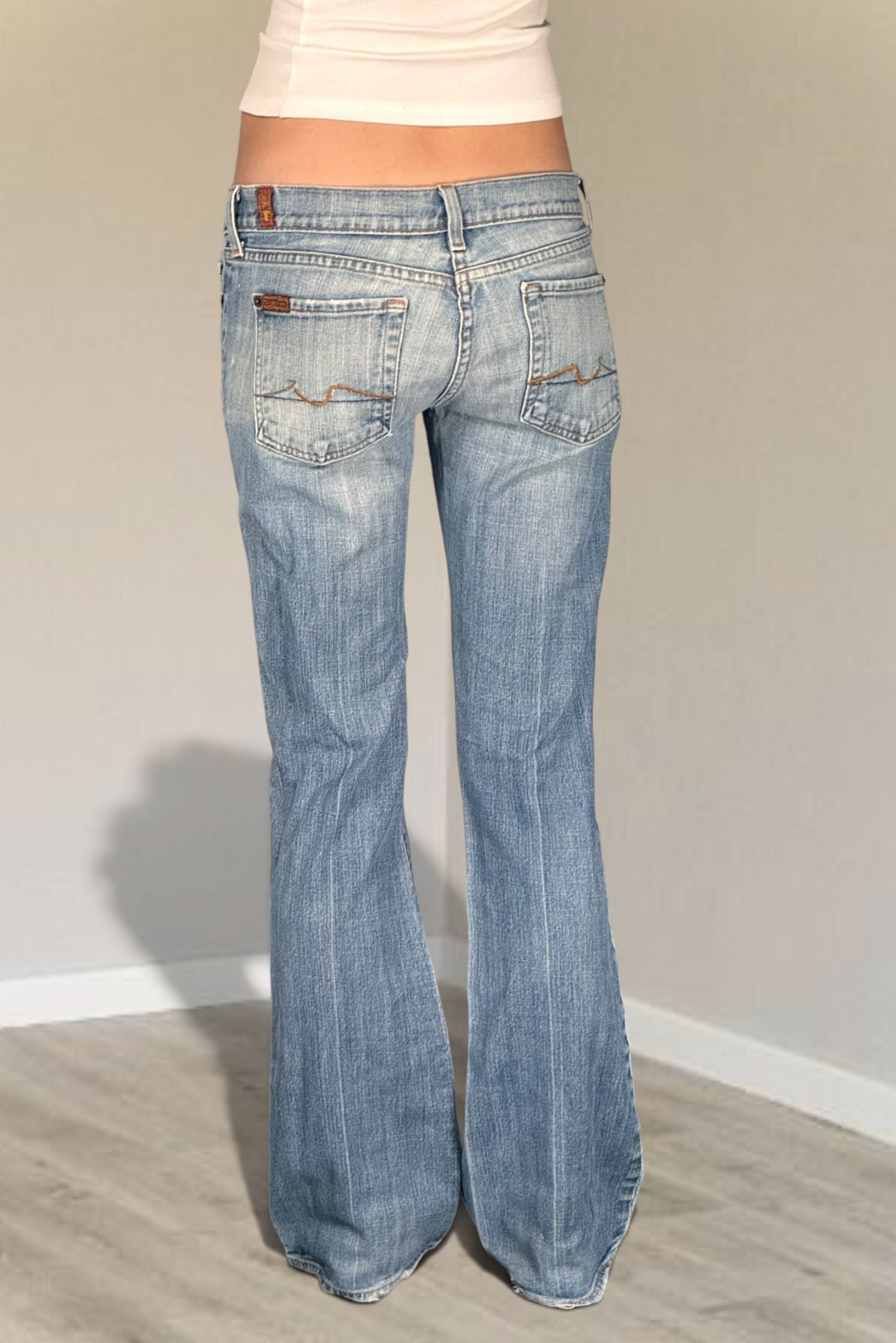 Lågmidjade jeans stl: S