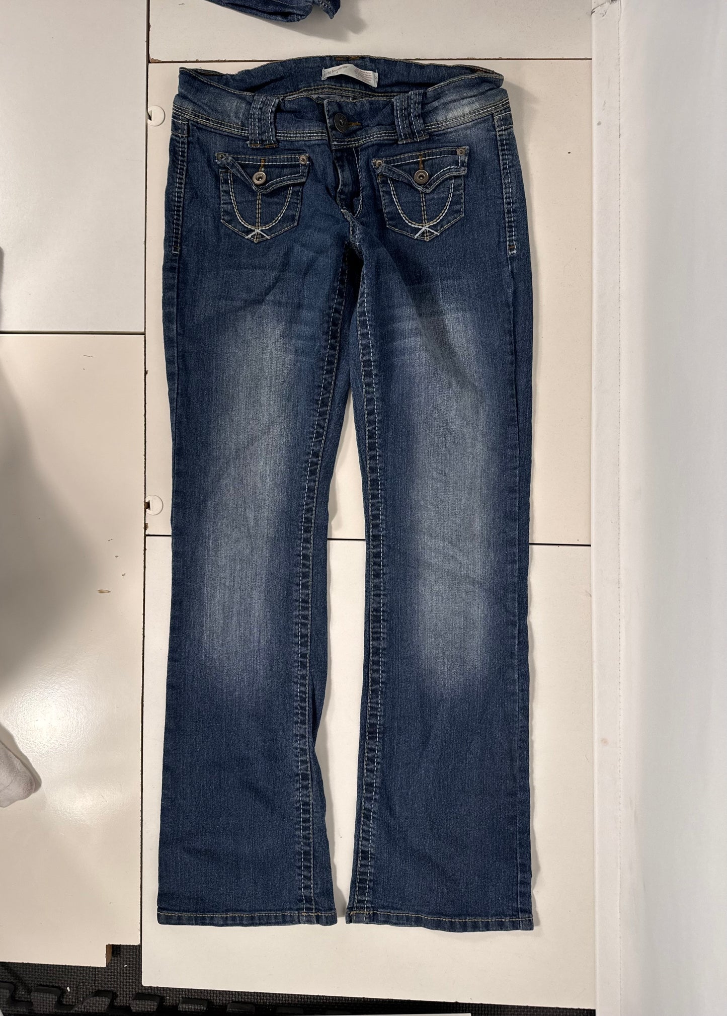 Lavtaljede jeans str: S