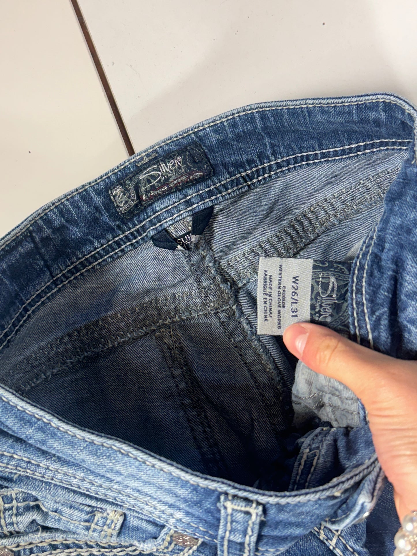 Lågmidjade jeans stl: XS
