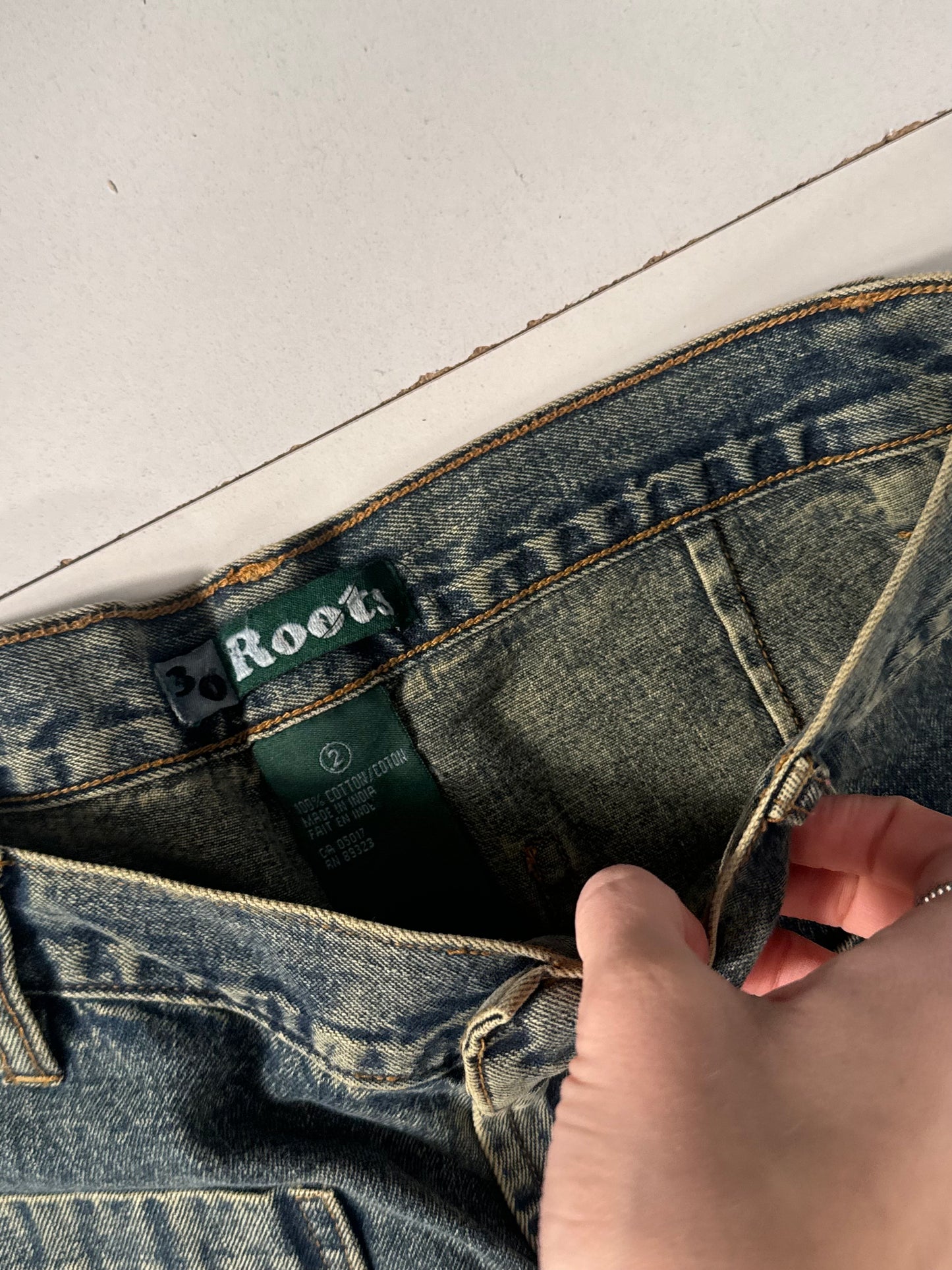 Lågmidjade jeans stl: