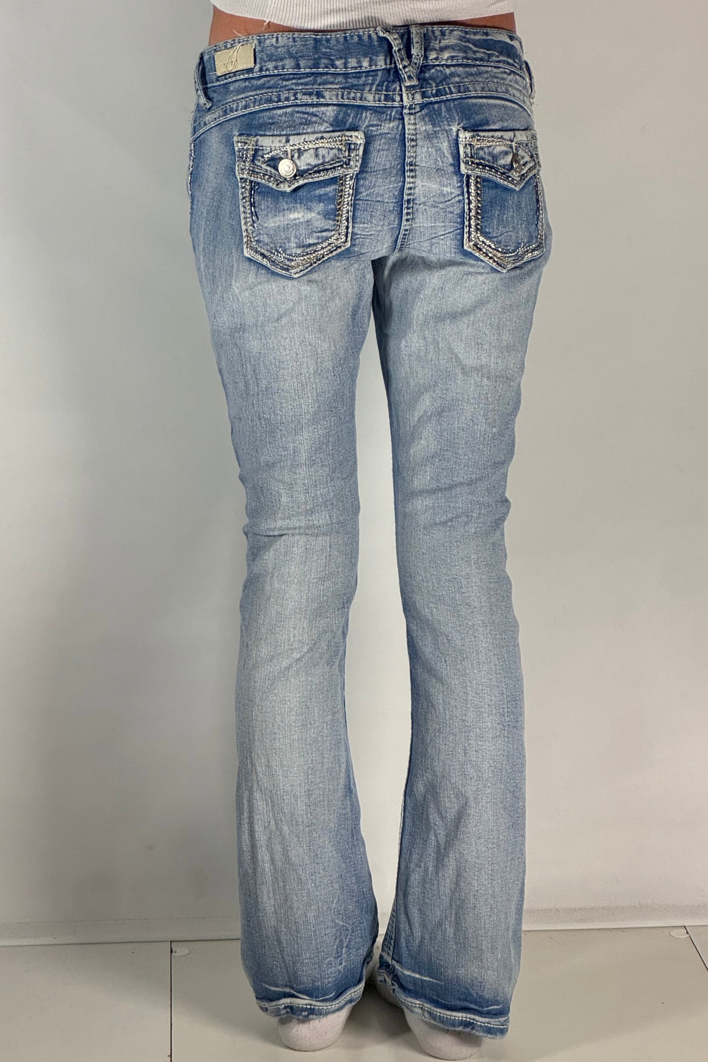 Lågmidjade jeans stl: S