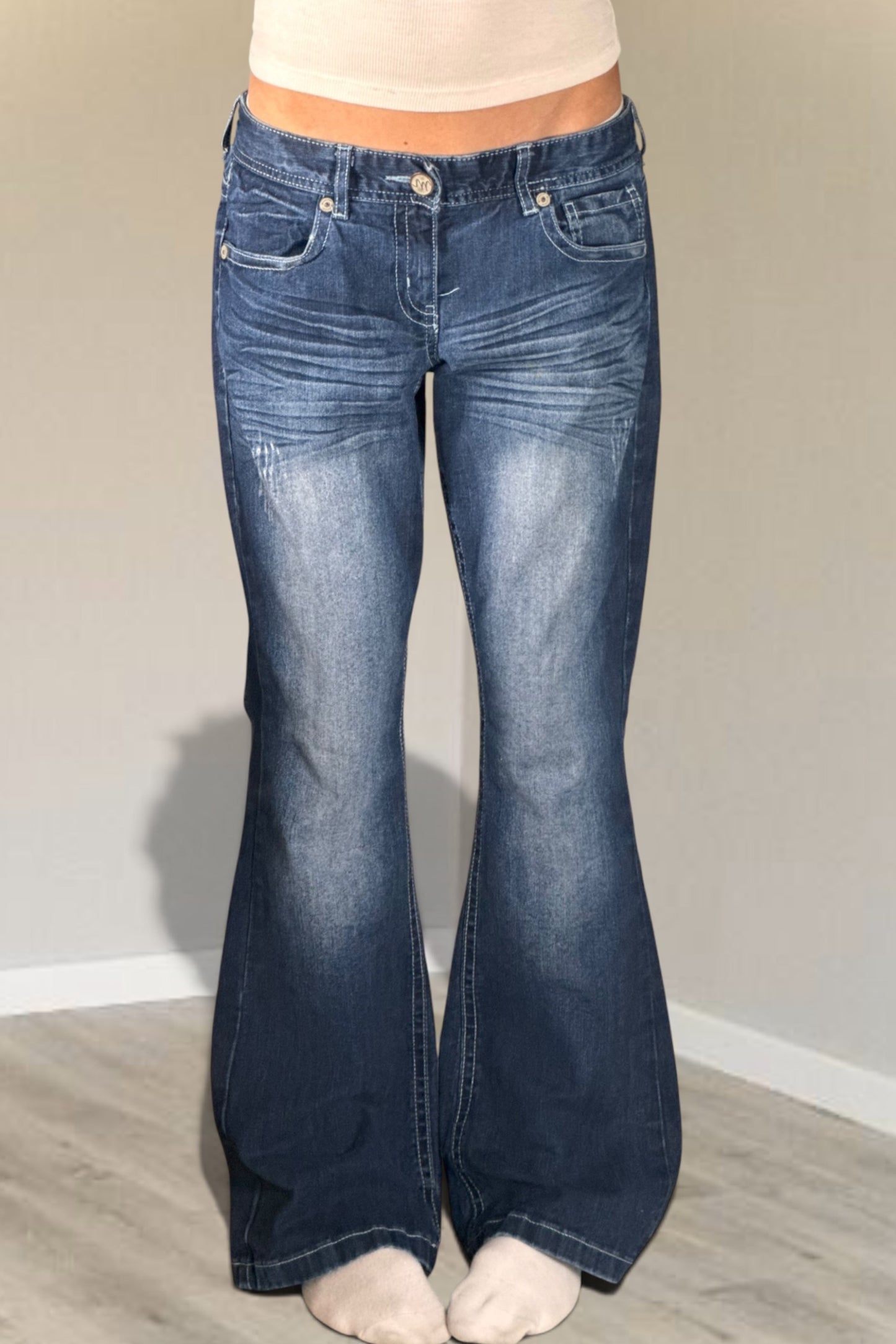 Lågmidjade jeans stl: M