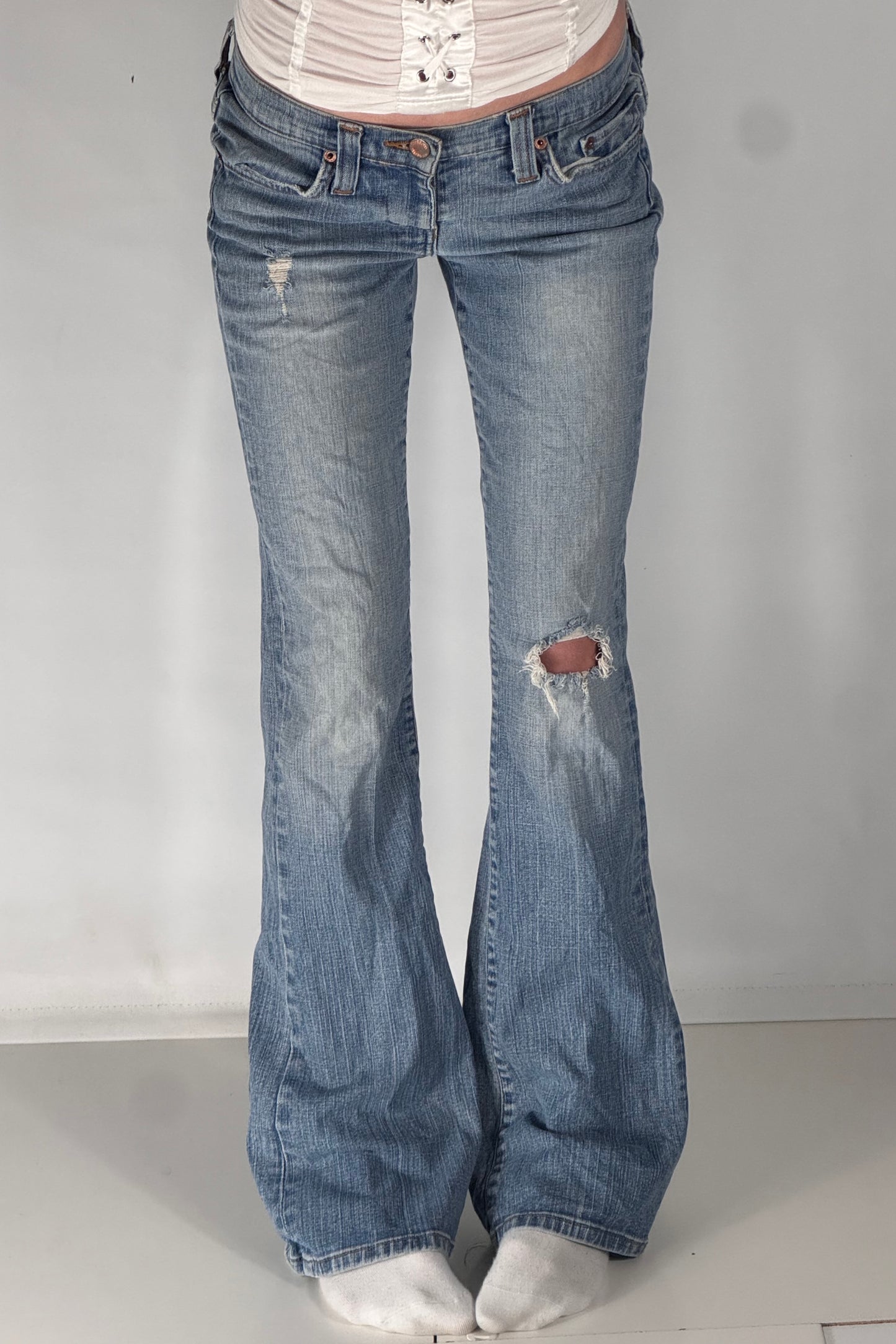 Lågmidjade jeans stl: XXS