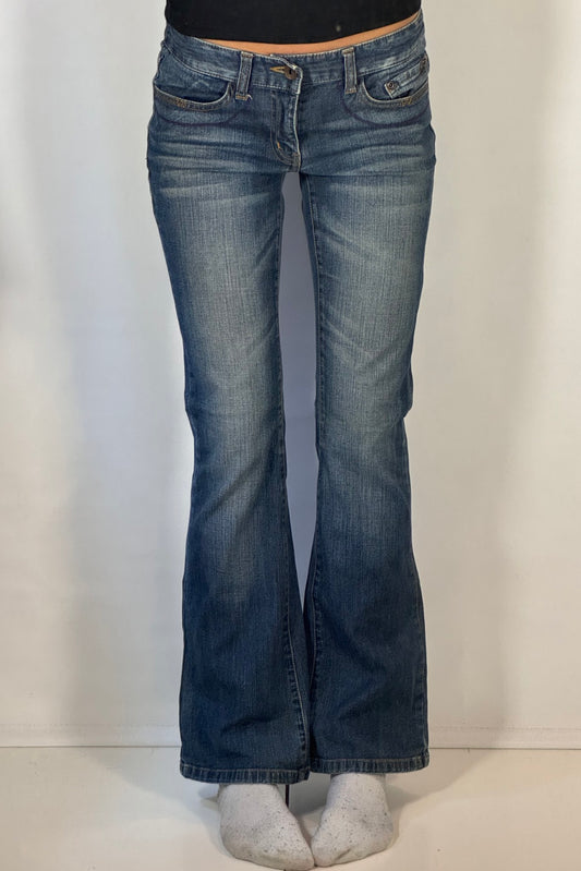 Lågmidjade jeans stl: XS