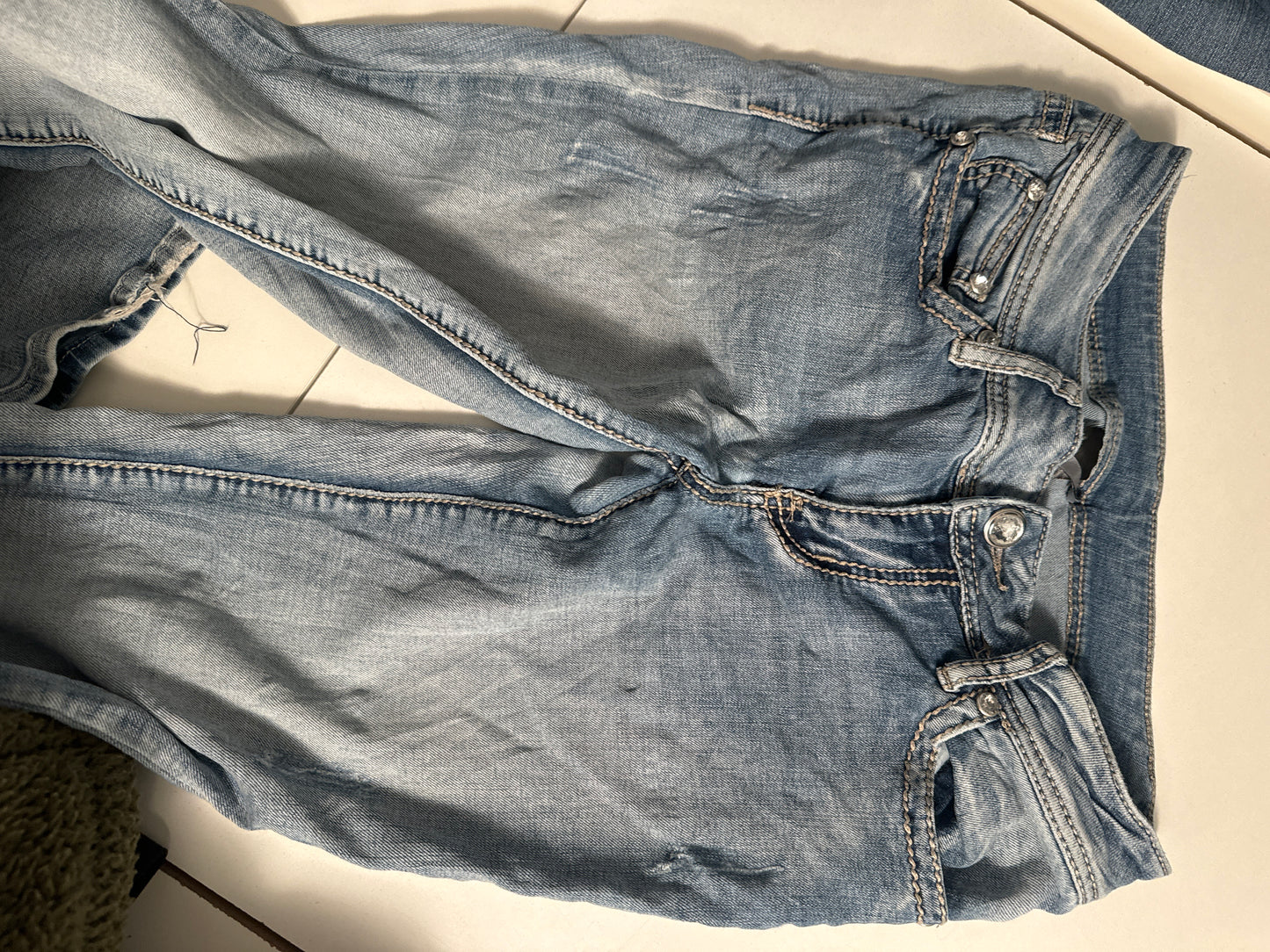 Lågmidjade jeans stl: S